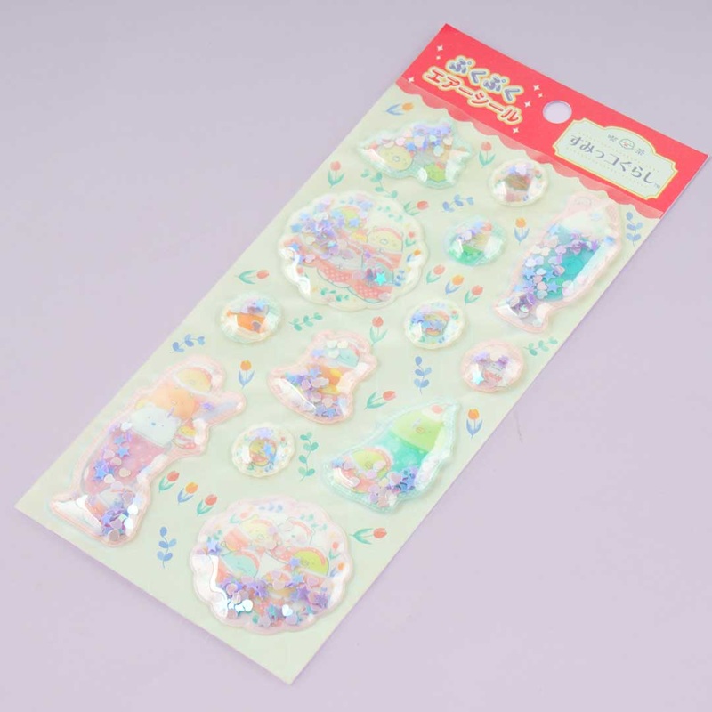 Sumikko Gurashi Puku Puku Air Puffy Stickers - Diner Fun