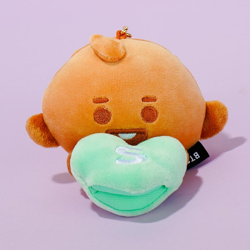 BT21 Baby Plushie Reel Key Holder - SHOOKY