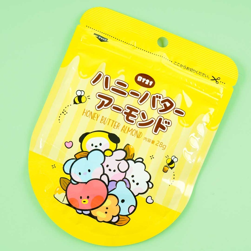 BT21 Minini Almond Snacks - Honey Butter
