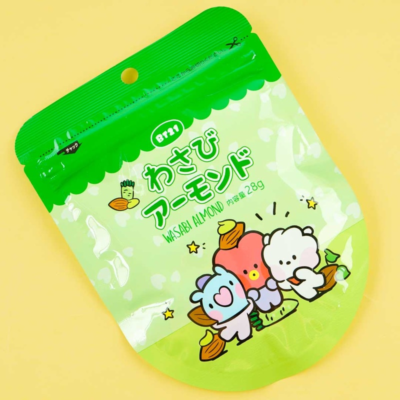 BT21 Minini Almond Snacks - Wasabi