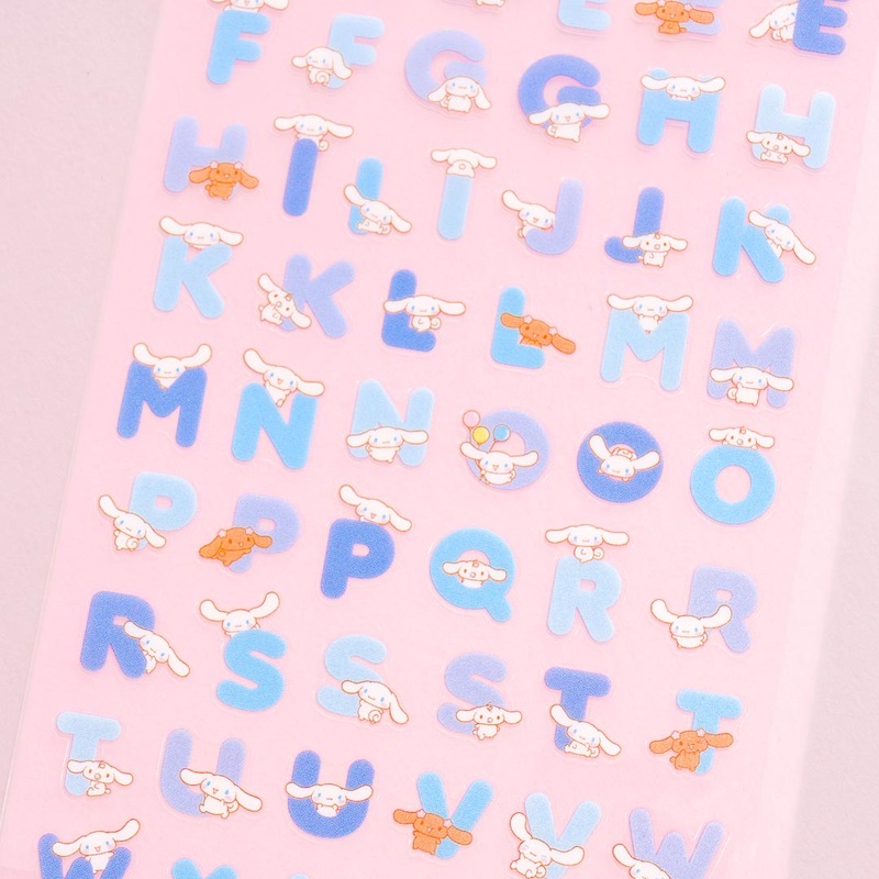 Cinnamoroll Alphabet Stickers