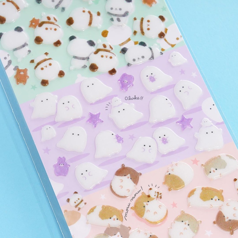 Sweet Smooch Glittery Stickers