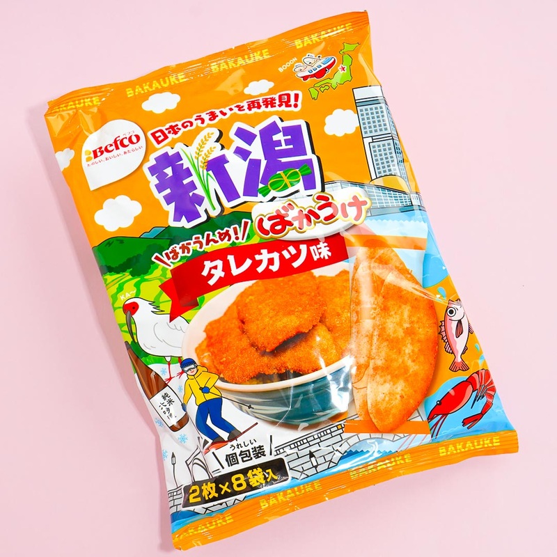 Befco Kuriyama Bakauke Rice Crackers - Pork Cutlet