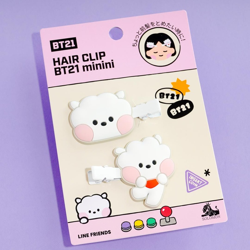BT21 Bangs Hair Clips - RJ