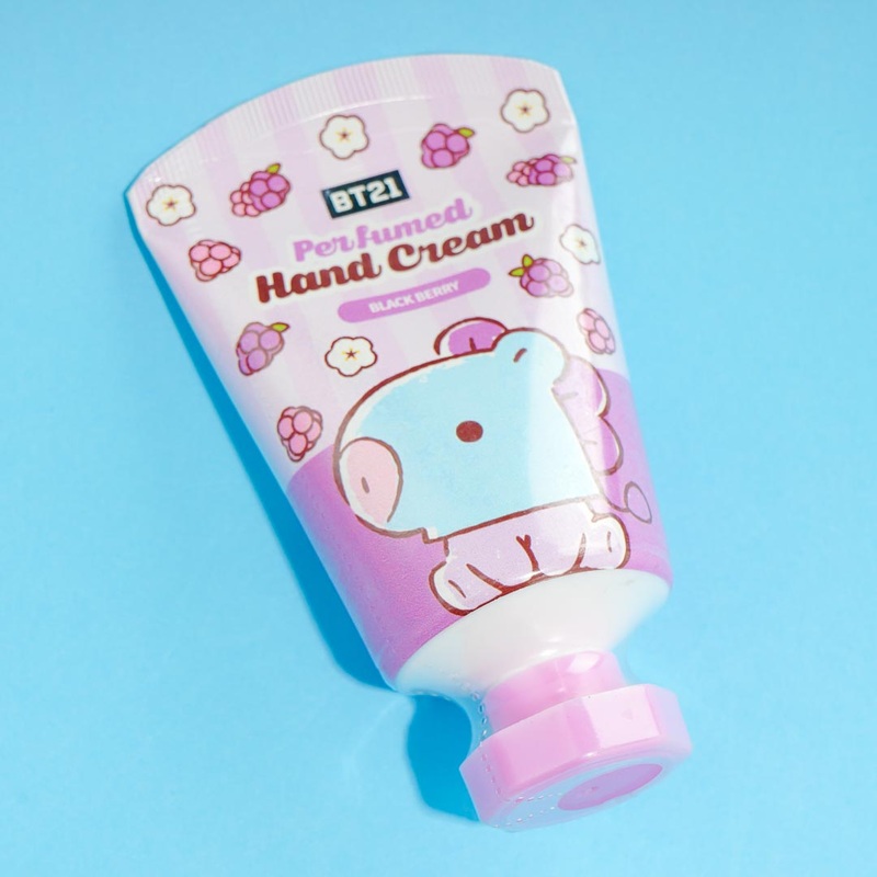 BT21 Mang Perfumed Hand Cream - Blackberry