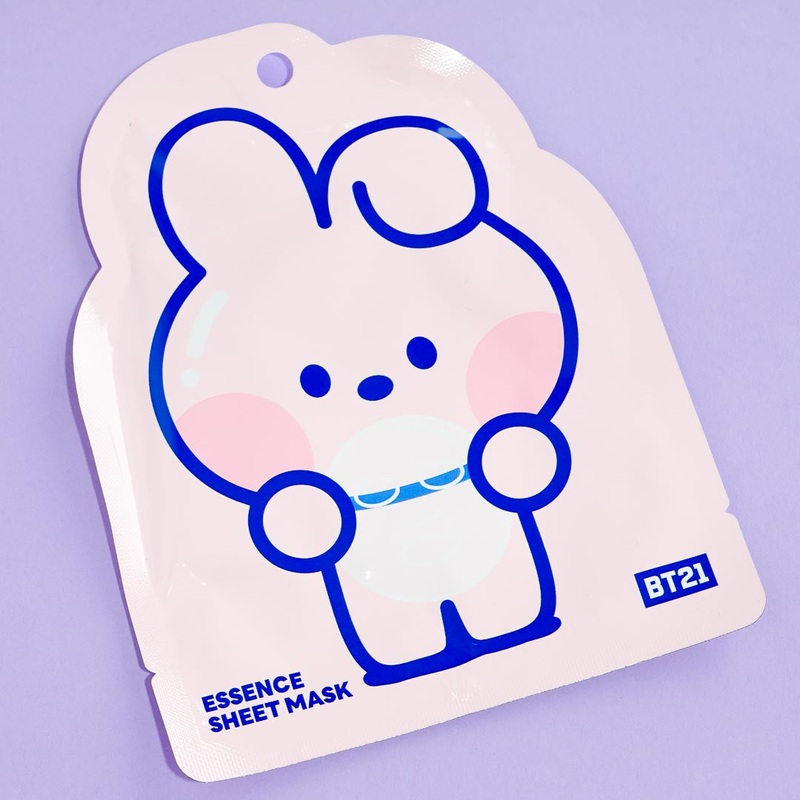 BT21 Minini Glowing Essence Sheet Mask - Cooky