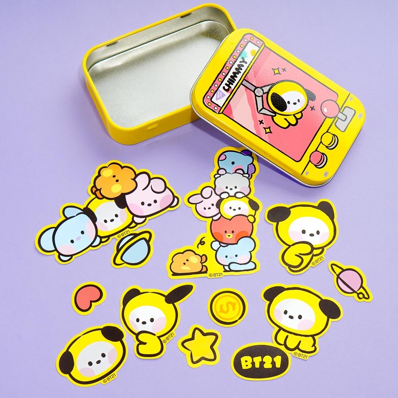 BT21 Minini Tin Case Sticker Set - Chimmy