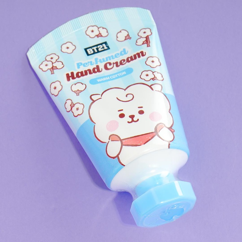 BT21 RJ Perfumed Hand Cream - Warm Cotton