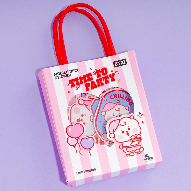 BT21 Time To Party Stickers - RJ