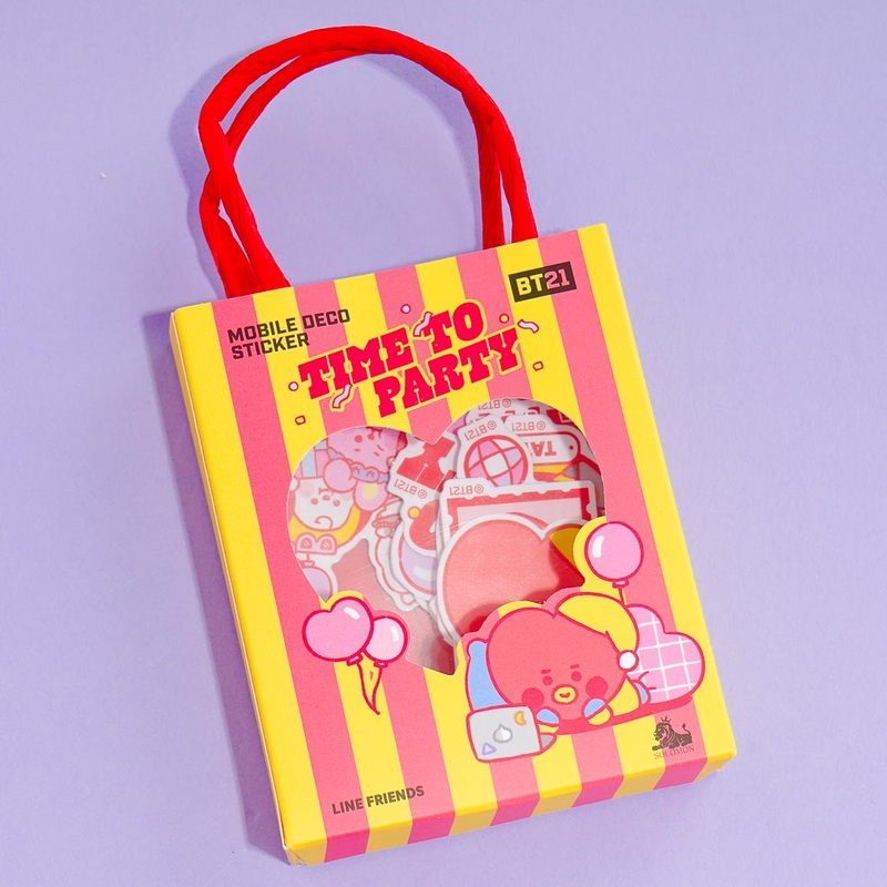 BT21 Time To Party Stickers - TATA