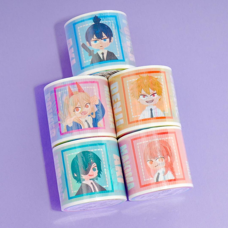 Chainsaw Man Character Masking Tape