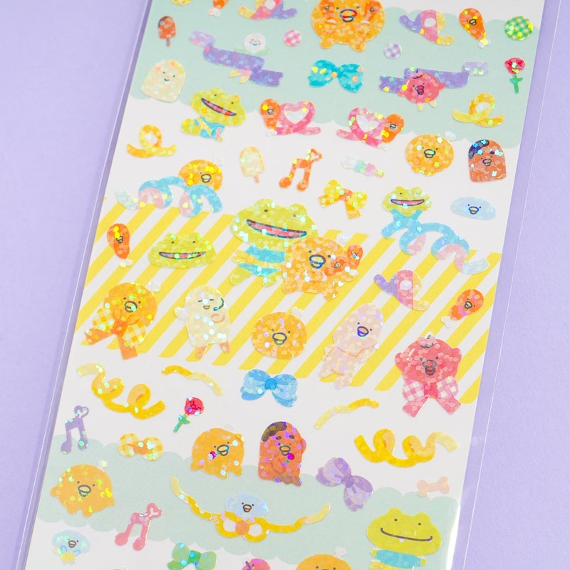 Chickip Dancers Holographic Glitter Stickers