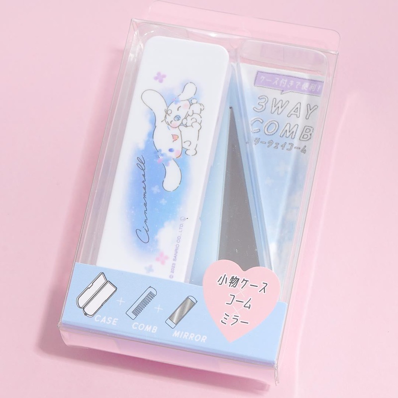 Cinnamoroll & Milk 3-Way Comb Set
