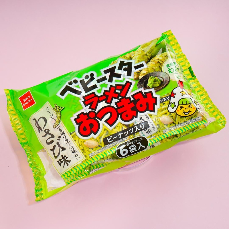 Baby Star Ramen & Peanut Snack - Wasabi