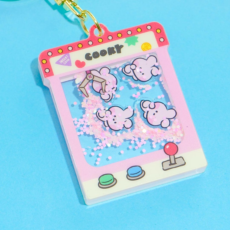 BT21 Minini Crane Game Glittery Key Holder - COOKY