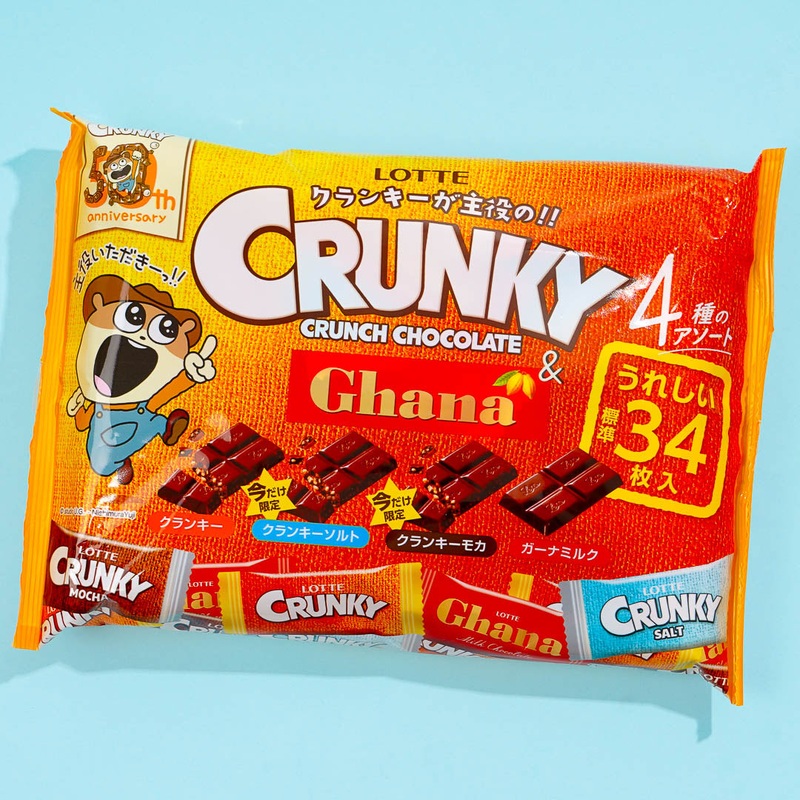 Lotte Crunky & Ghana Chocolate Family Pack