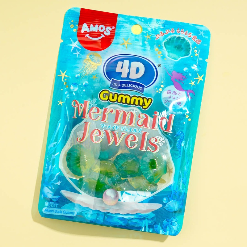 Amos 4D Gummy Mermaid Jewels - Melon Soda