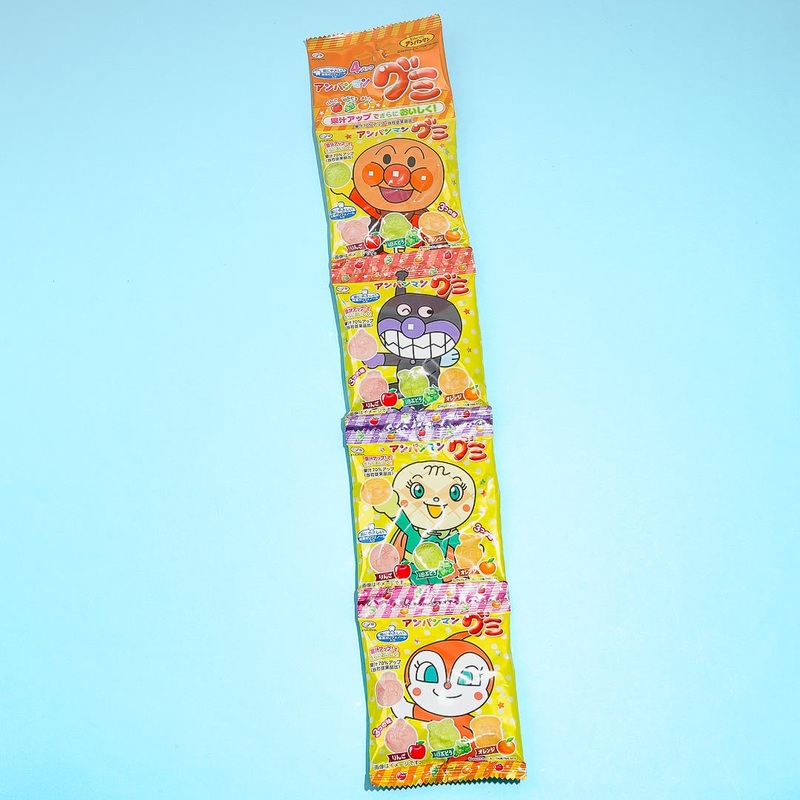 Anpanman 4 Gummy Candy Mini Pack - 4 pcs