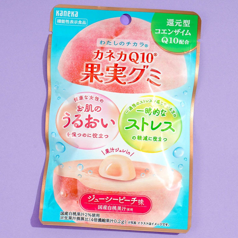 Kaneka Foods CoQ10 Fruit Gummy - Juicy Peach