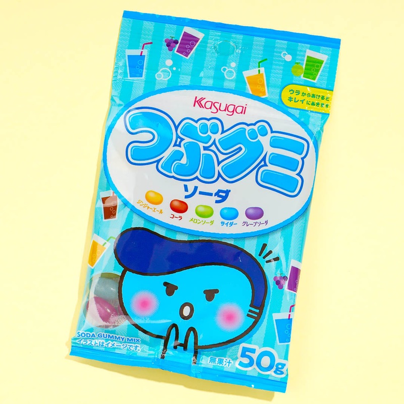 Kasugai Tsubu Gummy Candy - Assorted Soda