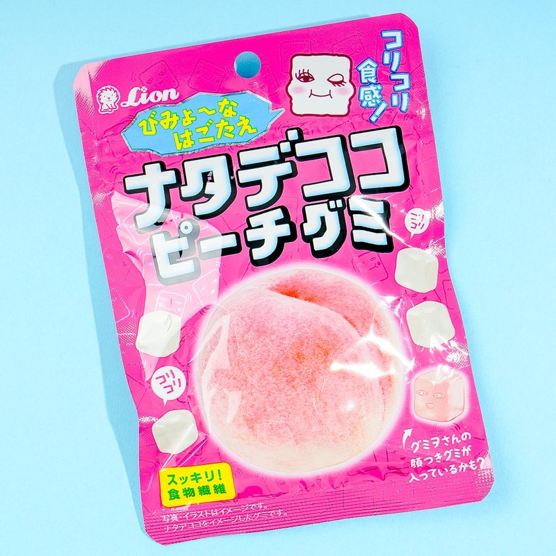 Lion Nata De Coco Gummies - Peach