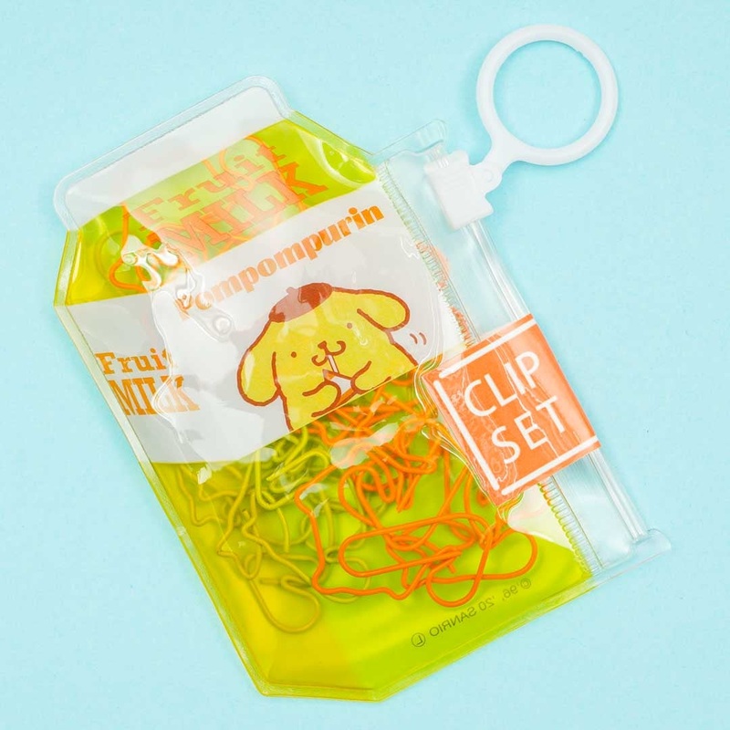 Pompompurin Clip Set With Case