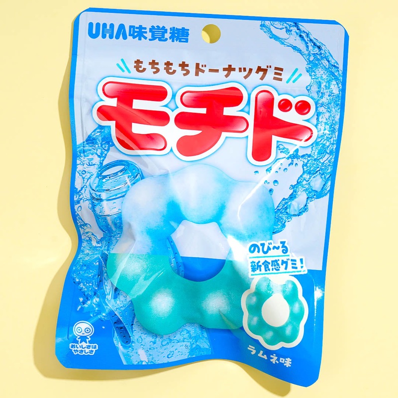 UHA Mikakuto Mochido Gummy Donut Candy - Ramune