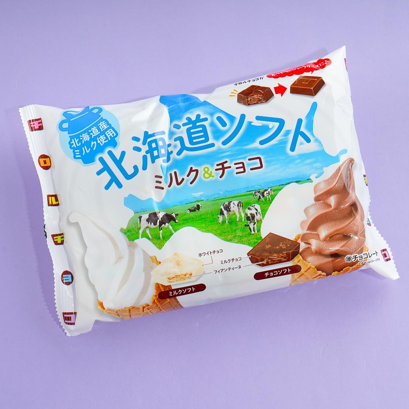 Tirol Hokkaido Soft Serve Snacks - Milk & Chocolate