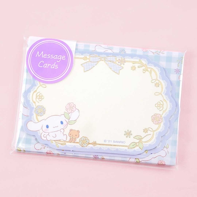 Cinnamoroll Spring Flowers Message Card Set