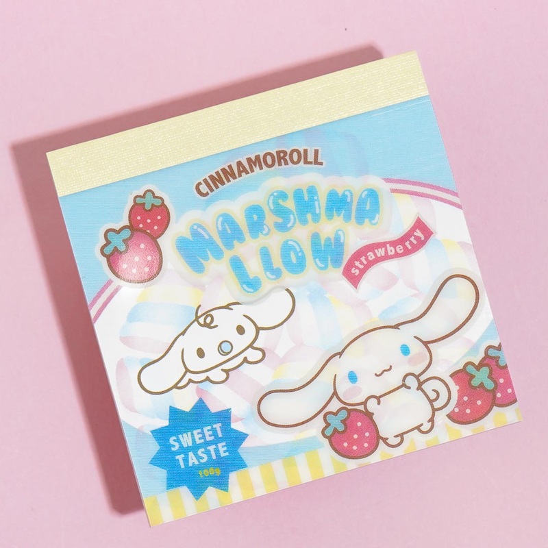 Cinnamoroll Strawberry Marshmallow Mini Memo Pad