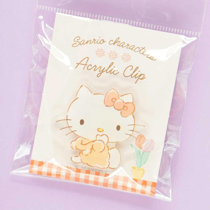 Hello Kitty Relaxing Acrylic Clip