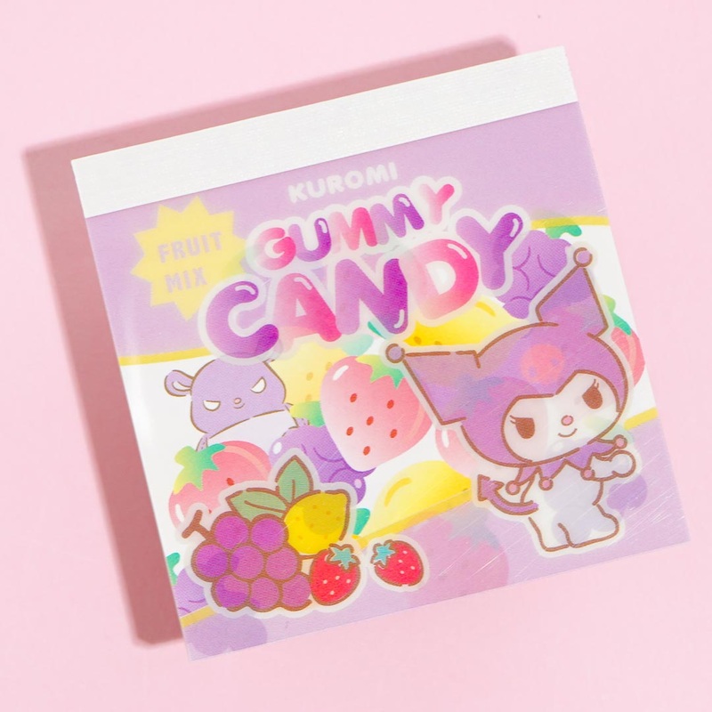 Kuromi Gummy Candy Mini Memo Pad