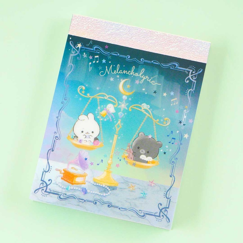 Melancholyric Night Music Mini Memo Pad