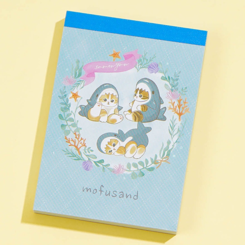 Mofusand Shark Nyan Mini Memo Pad