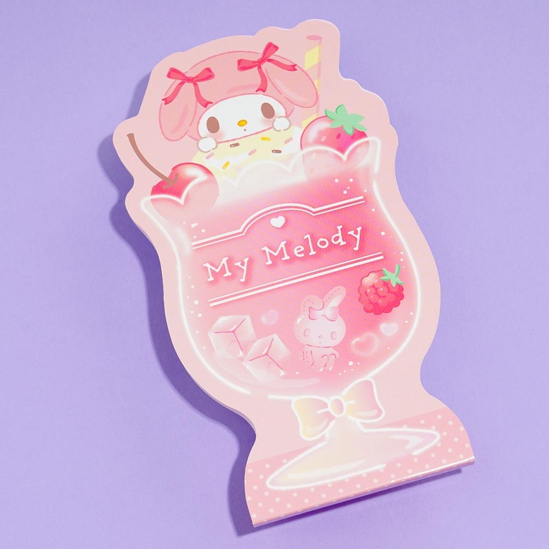 My Melody Cream Soda Die-Cut Memo Pad