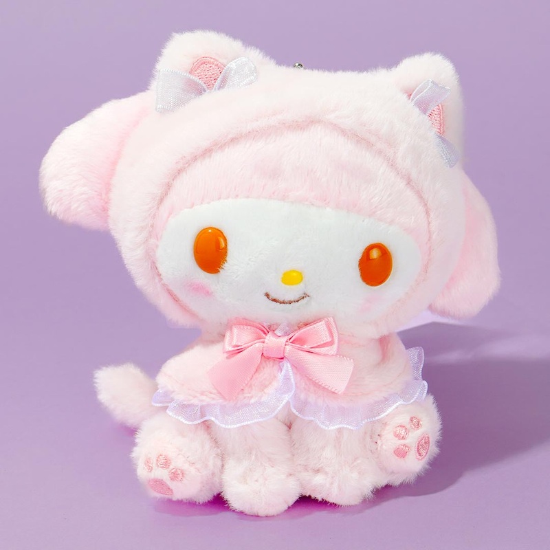 My Melody Dressed-Up Cat Plushie Charm