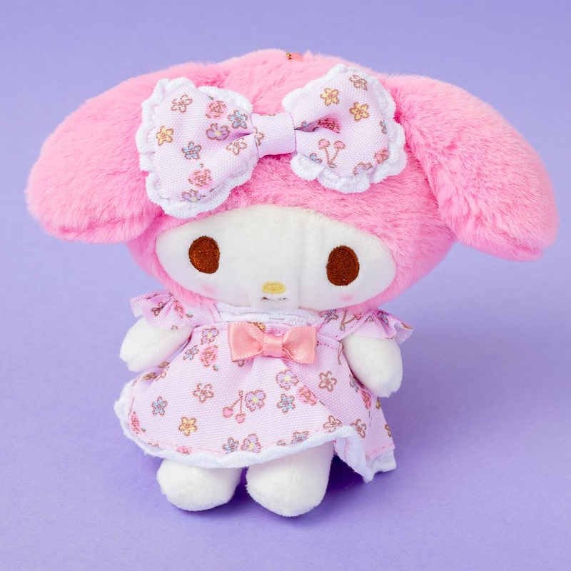 My Melody Flowery Dress Plush Charm -Medium