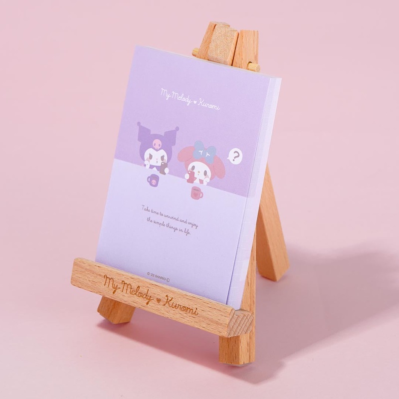 My Melody x Kuromi Memo Pad with Easel Stand