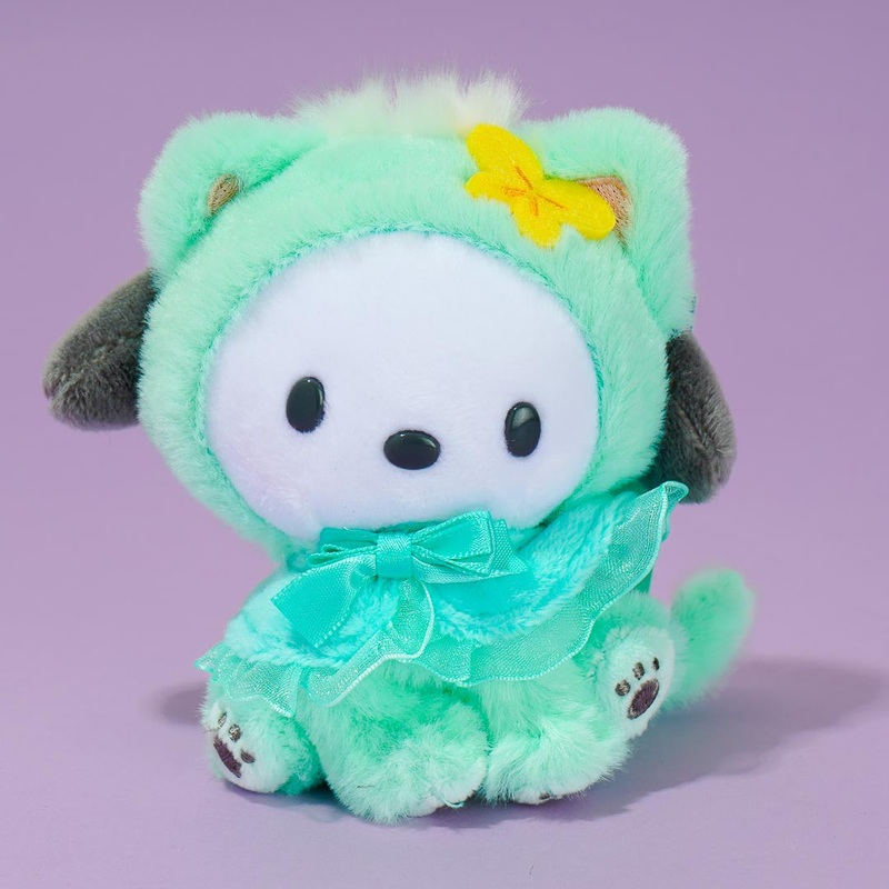 Pochacco Dressed-Up Cat Plushie Charm