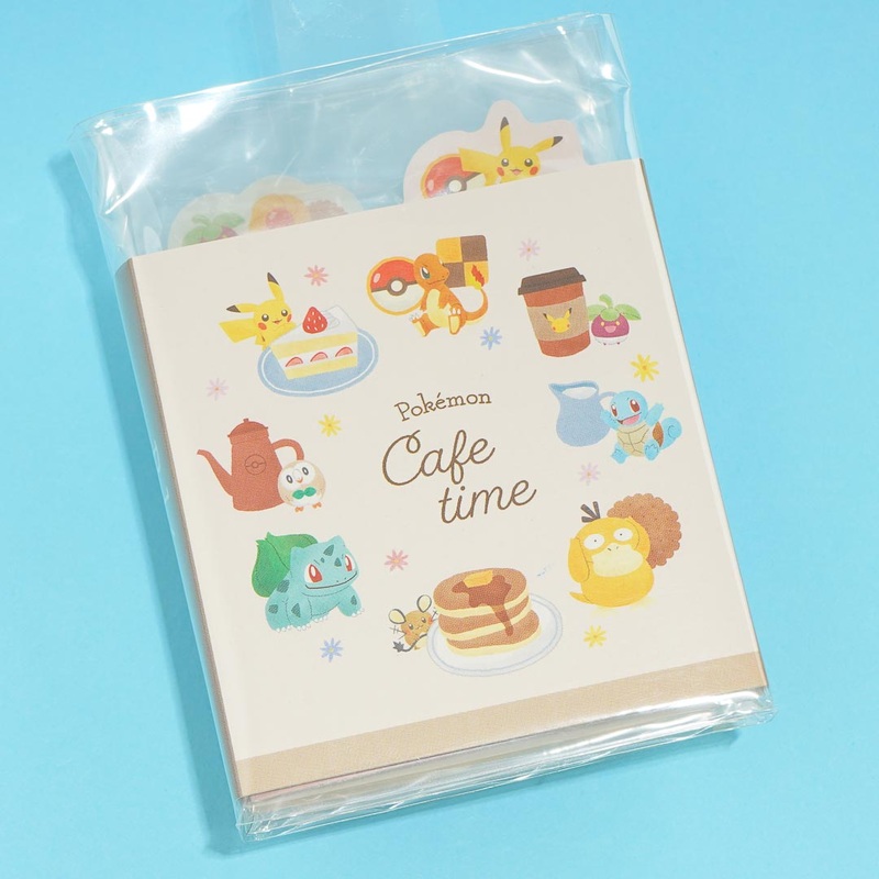 Pokemon Cafe Time Memo Pad Set