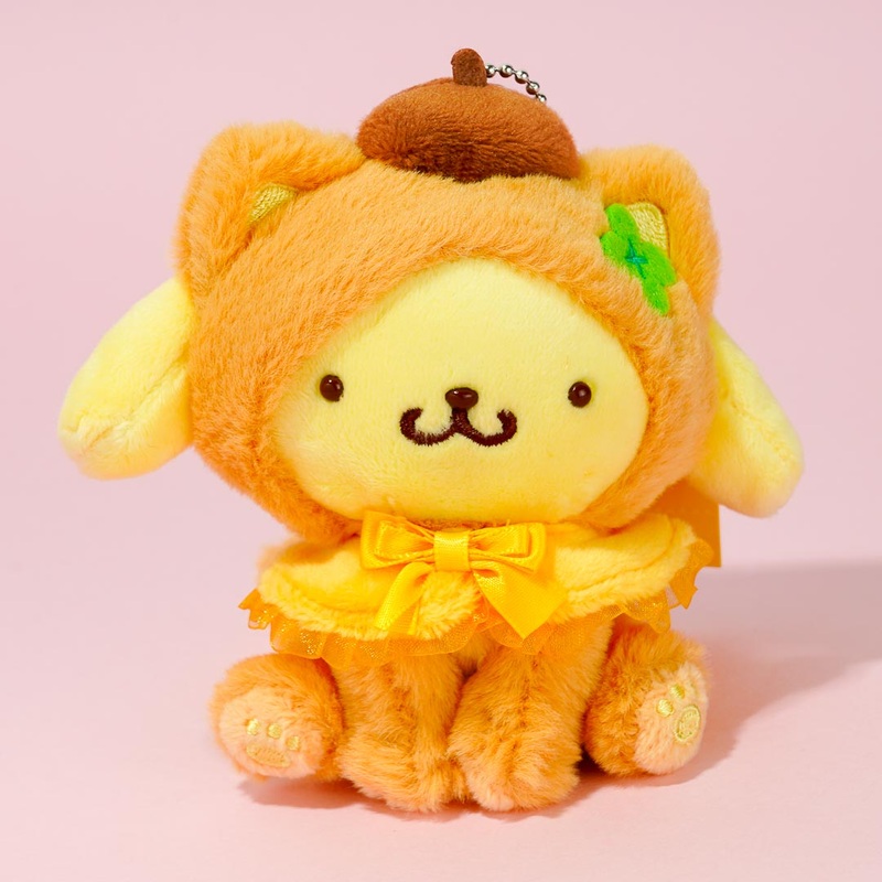 Pompompurin Dressed-Up Cat Plushie Charm