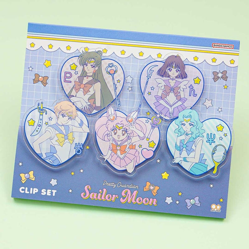 Sailor Moon Pretty Guardian Transformation Acrylic Clip Set