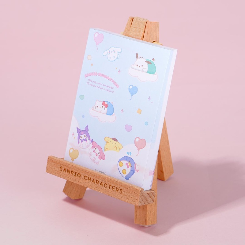 Sanrio Characters Balloon Playtime Memo Pad with Easel Stand