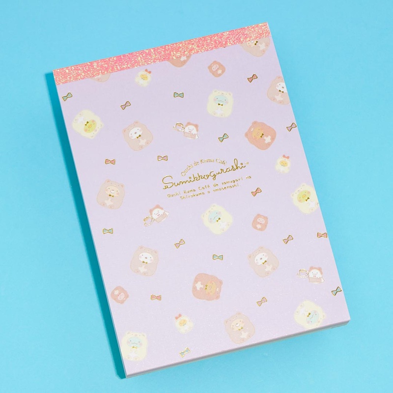 Sumikko Gurashi Ouchi De Kuma Cafe Memo Pad
