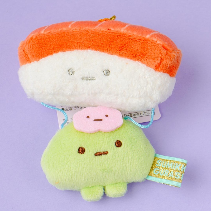 Sumikko Gurashi Travel Souvenir Plushie Charm - Otoro & Wasabi
