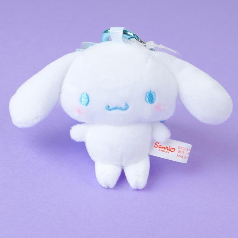 Cinnamoroll Plushie Charm With Heart Carabiner - Mini