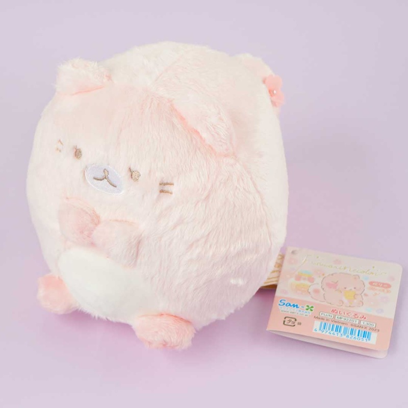 Funwari Necolon Round Plushie - Berry / Medium