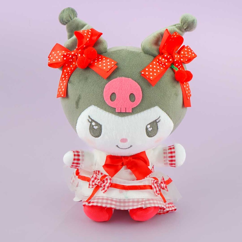 Kuromi White Cherry Dress Plushie - Mini
