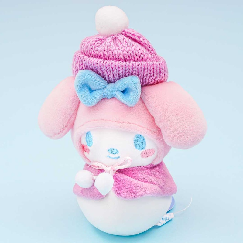 My Melody Snowman Munyugurumi Plushie - Medium