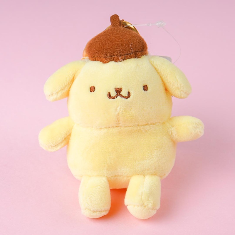 Pompompurin Plushie Charm With Heart Carabiner - Mini